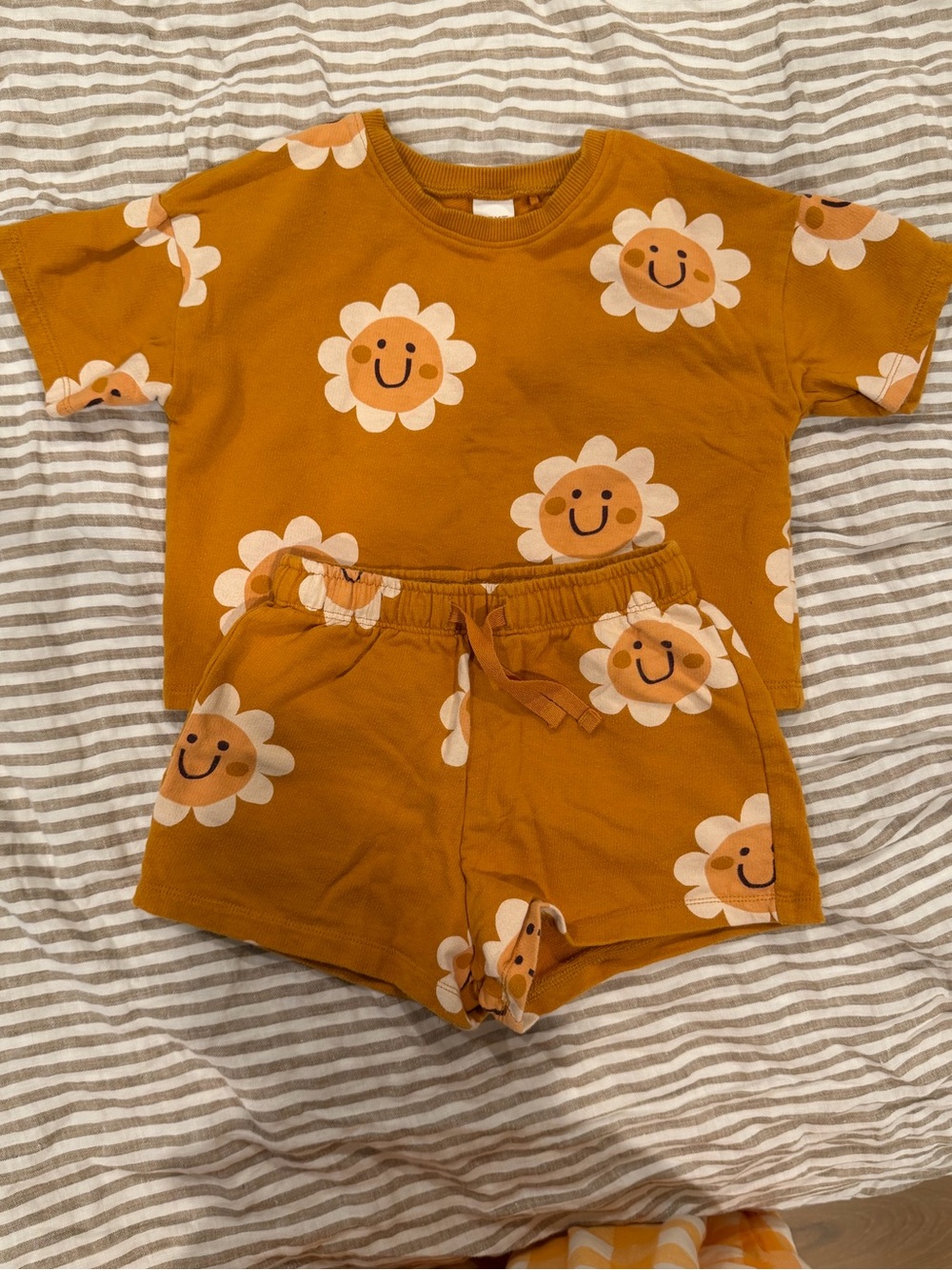 Next Smiley Sun Sweatshirt Top and Shorts Set